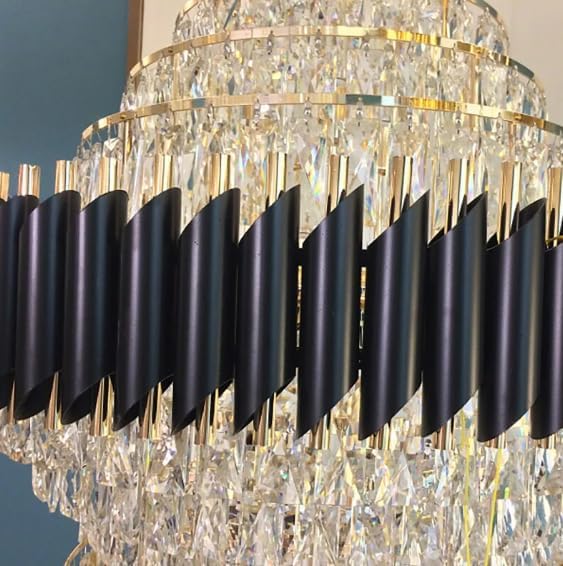 LAMPARA COLGAR CRISTAL ESTILO CHANDELIER A98-1200 H1800