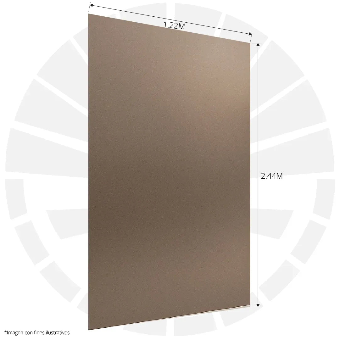 LÁMINA PVC - PANEL UV ESTILO ACERADO MATE 1.22M X 2.44M / 3MM XHLS-2A08