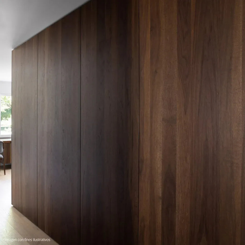 LÁMINA - PANEL CARBONIZADO ESTILO MADERA P22 1.22M X 2.44M / 5MM