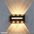 APLIQUE LED PARA PARED 4 LUCES OS-W238/8 11W BK+GD 3000K