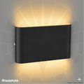 APLIQUE LED PARA EXTERIOR OS-W32 6W NEGRO-4000K