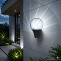 APLIQUE LED PARA PARED OS-2245-6W NEGRO 6000k