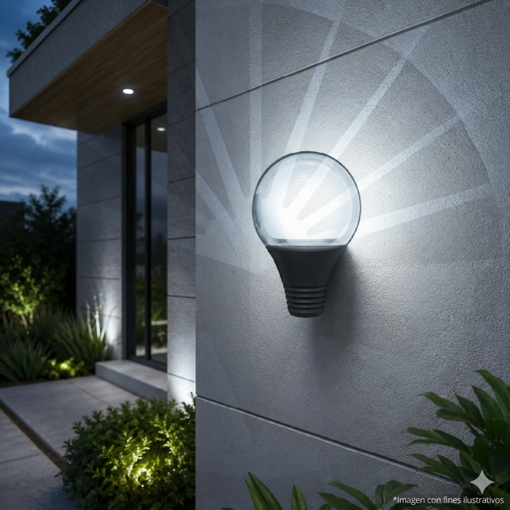APLIQUE LED PARA PARED OS-2245-6W NEGRO 6000k