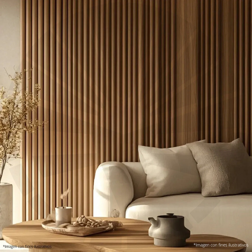 LAMINA ACANALADA PLACOVE 180 WPC MADERA CLARA P22 18CM X 2.90M