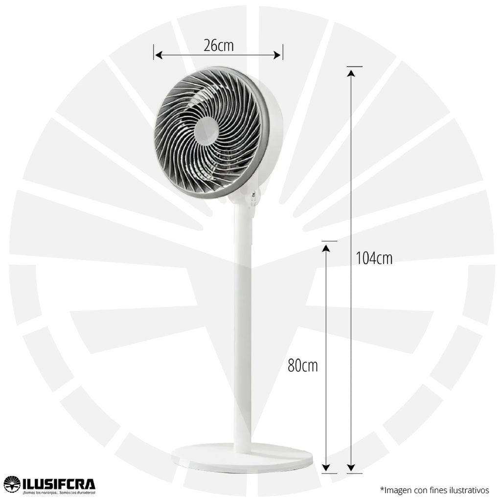 ABANICO DE PIE INTEXCO TIPO TURBINA 75W
