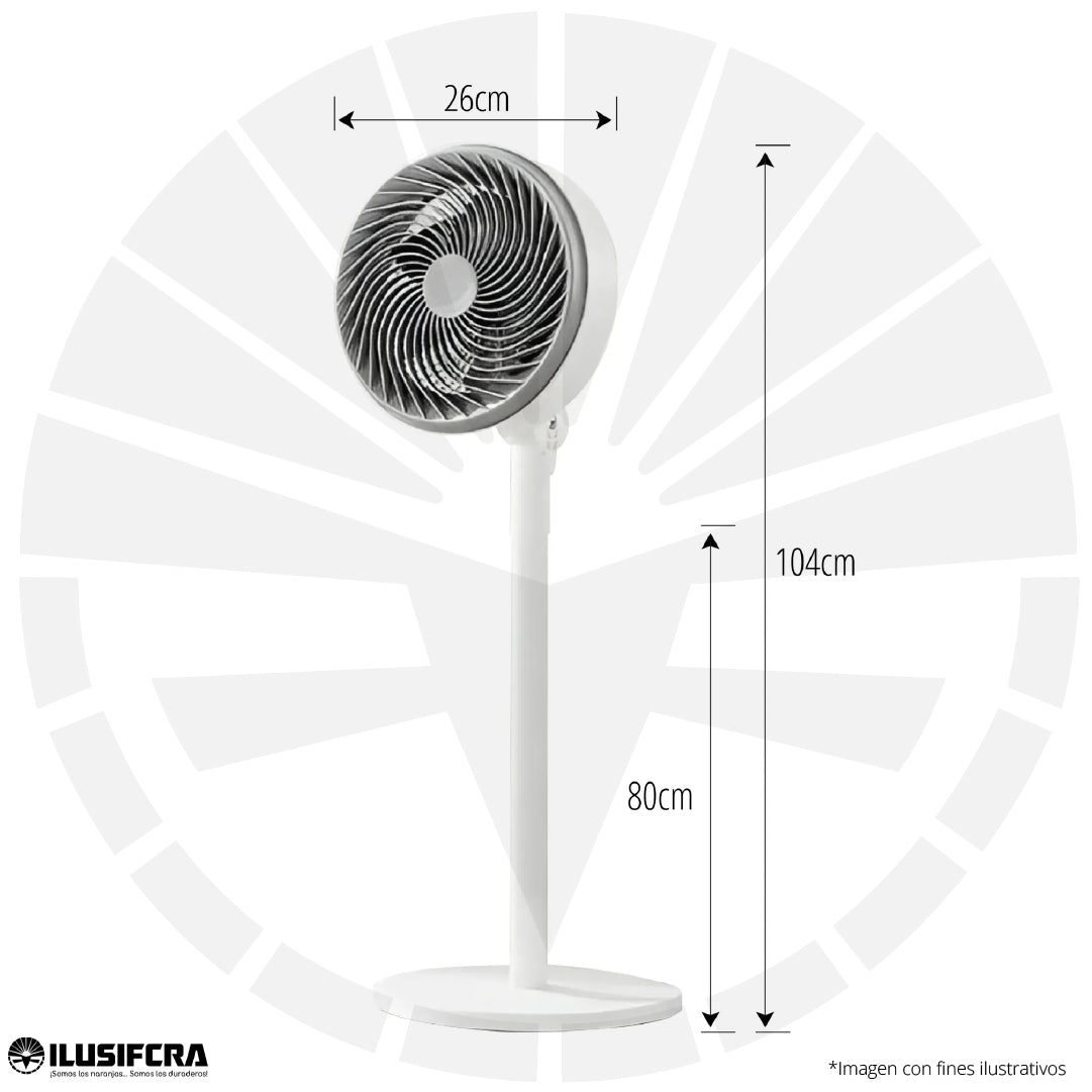 ABANICO DE PIE INTEXCO TIPO TURBINA 75W