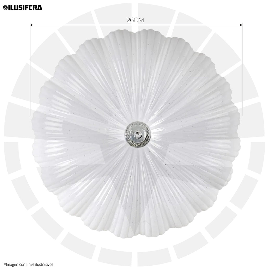 LÁMPARA TECHO LED FLOR PEQ X5-2 260MM