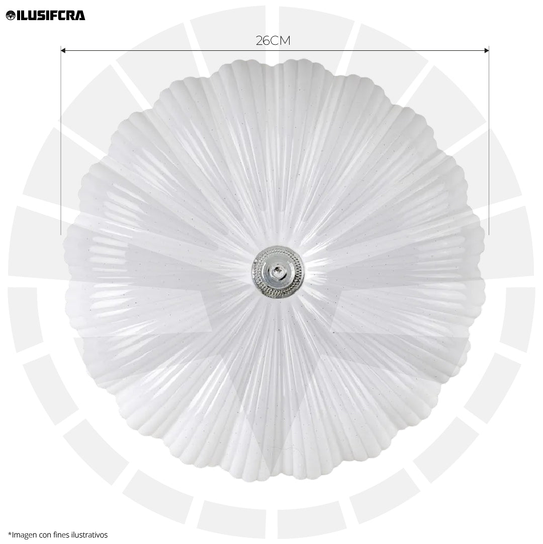 LÁMPARA TECHO LED FLOR PEQ X5-2 260MM