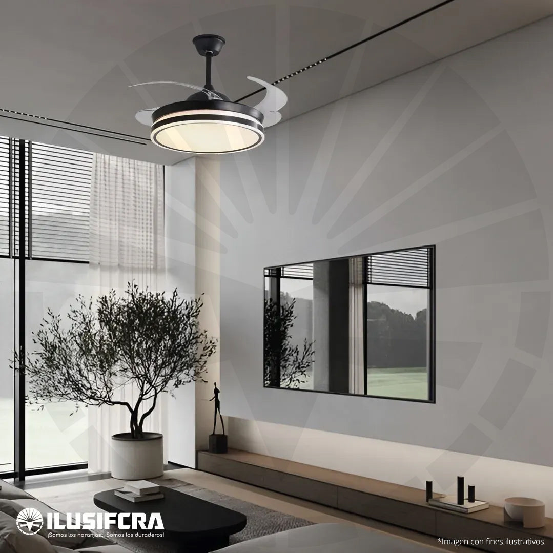 VENTILADOR DE TECHO CON LÁMPARA 9038