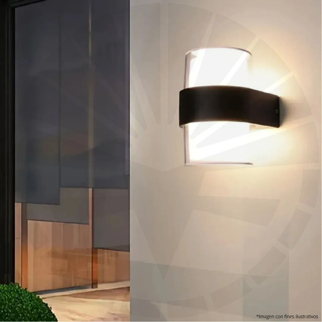 APLIQUE LED 2276/2 OS-W77R/2 PARED DOBLE LUZ REDONDO 3500K