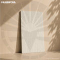 LÁMINA TEXTURA DE PIEDRA TUBULAR BLANCO PU-10-A P.U 60CM X 1.20M