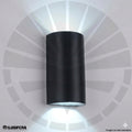APLIQUE LED PARA PARED OS-W15/3-2-6W 8004 NEGRO 6000K
