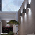 APLIQUE LED PARA PARED OS-W15/4-2-6W 8002 NEGRO 6000K