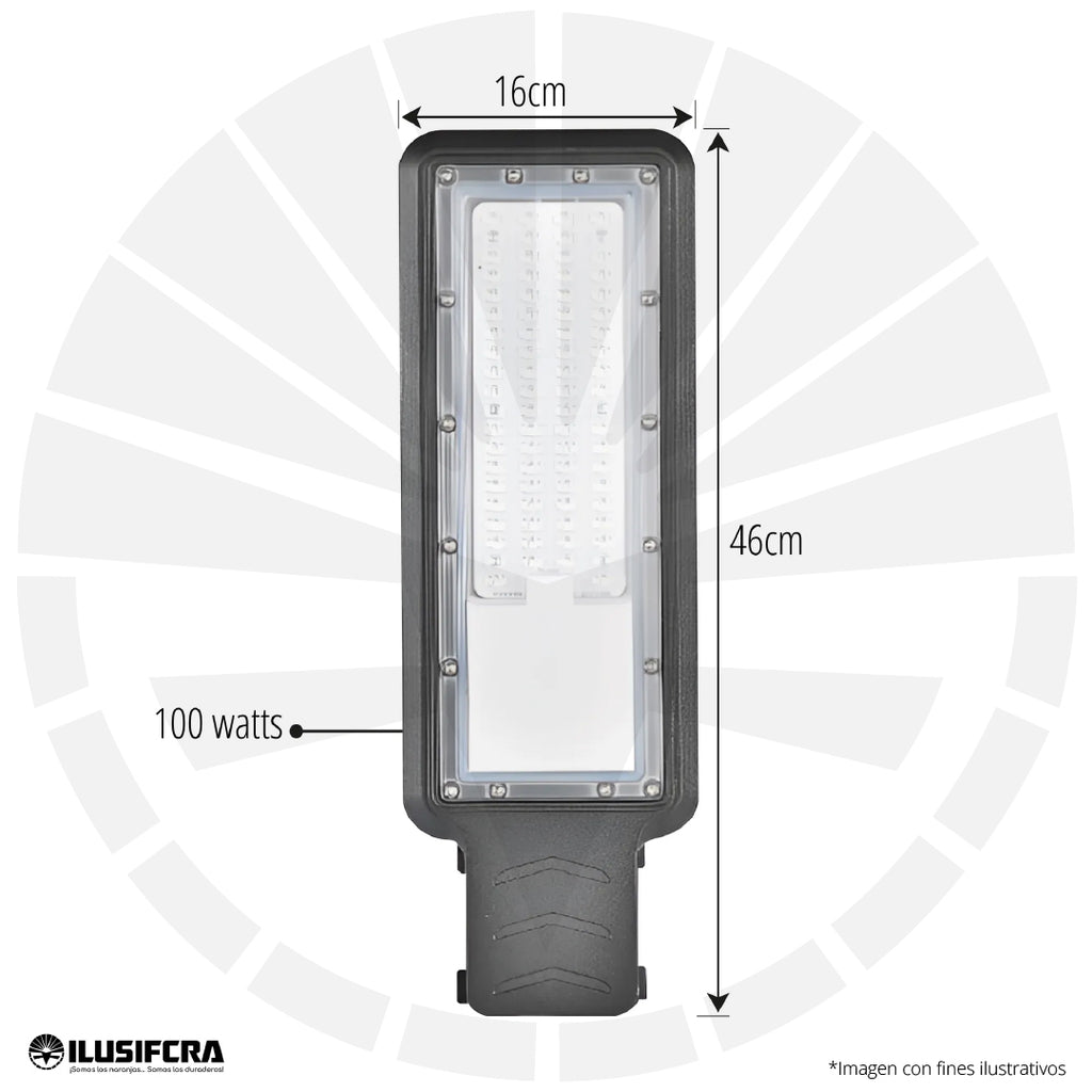 LÁMPARA LED ALUMBRADO P/ EXTERIOR PLANA 100W STL39100