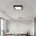 PANEL LED 6W PARCHE CUADRADO 3000K BORDE NEGRO ILUSIFCRA SL0080N
