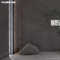 LÁMINA TEXTURA DE PIEDRA TUBULAR GRIS OSCURO PU-10-C P.U 60CM X 1.20M
