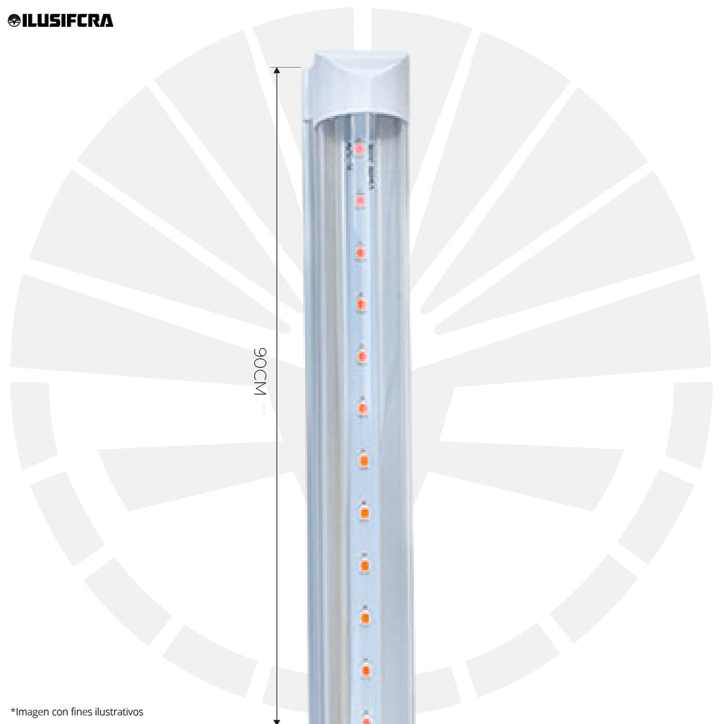 TUBO LED 12W 90CM T8 TRANSPARENTE SL0105
