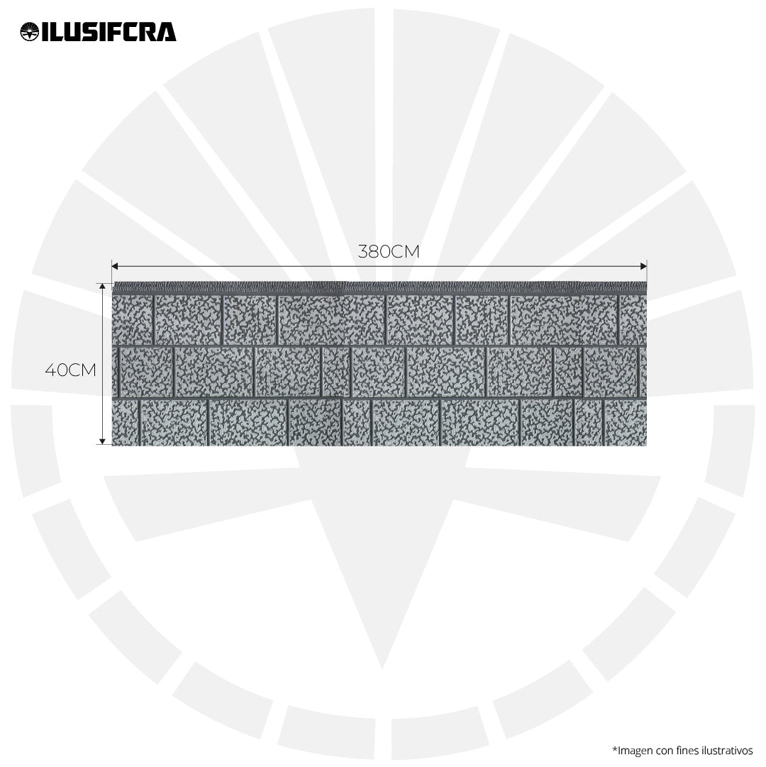 LÁMINA SIDING CERÁMICA GRIS EN DOBLE CAPA METÁLICA TIPO SANDWICH DE POLIURETANO TTDLS004