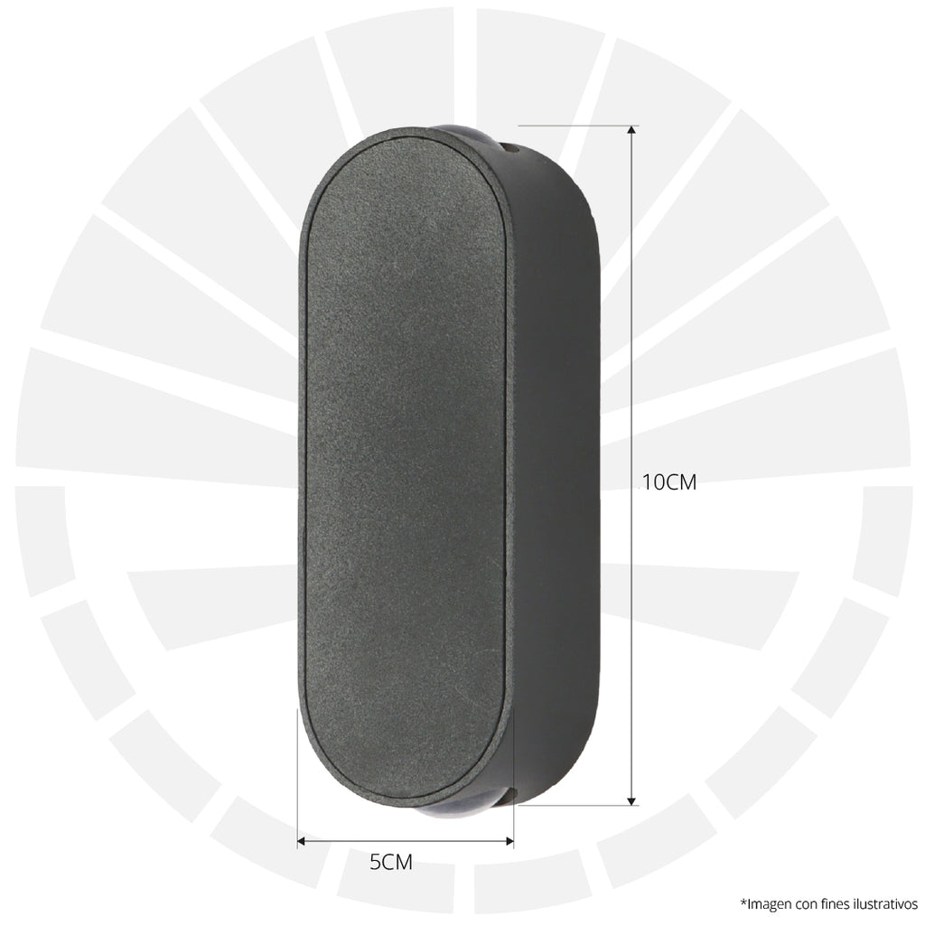 APLIQUE LED 5962 PARED BK/WW