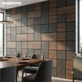 LÁMINA ACÚSTICA FIBRA DE POLIESTER P.E.S NEGRO MARRÓN 60CM X 60CM 17MM UNIDAD XYBZ-014B