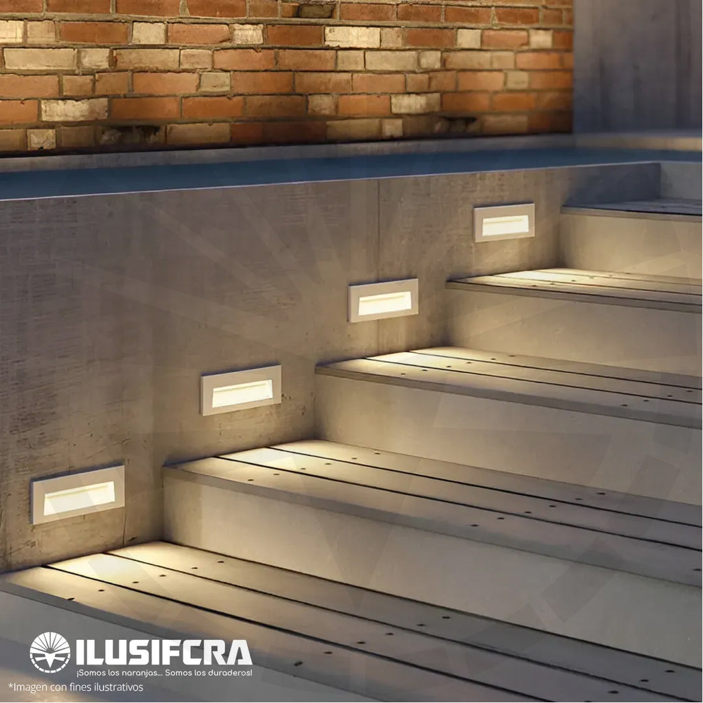 LUCES PARA GRADAS EMPOTRAR LISA OS-SD5114