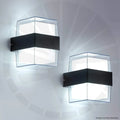 APLIQUE LED 2272/2 OS-W77S/2 PARED DOBLE LUZ CUADRADO 6500K