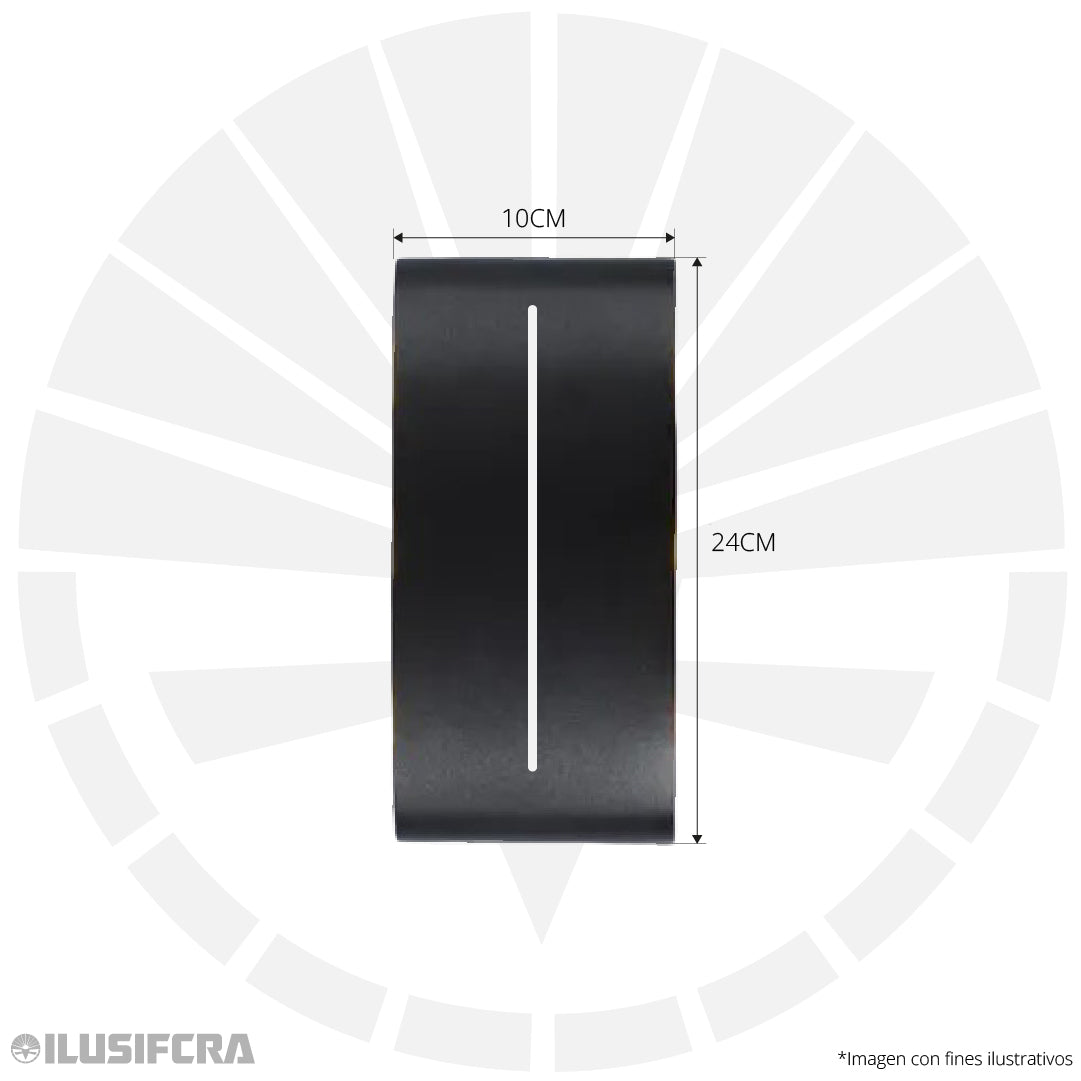 APLIQUE LED 9513 DE PARED LARGO