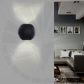 APLIQUE LED 2101S/2 PARED BK/WH