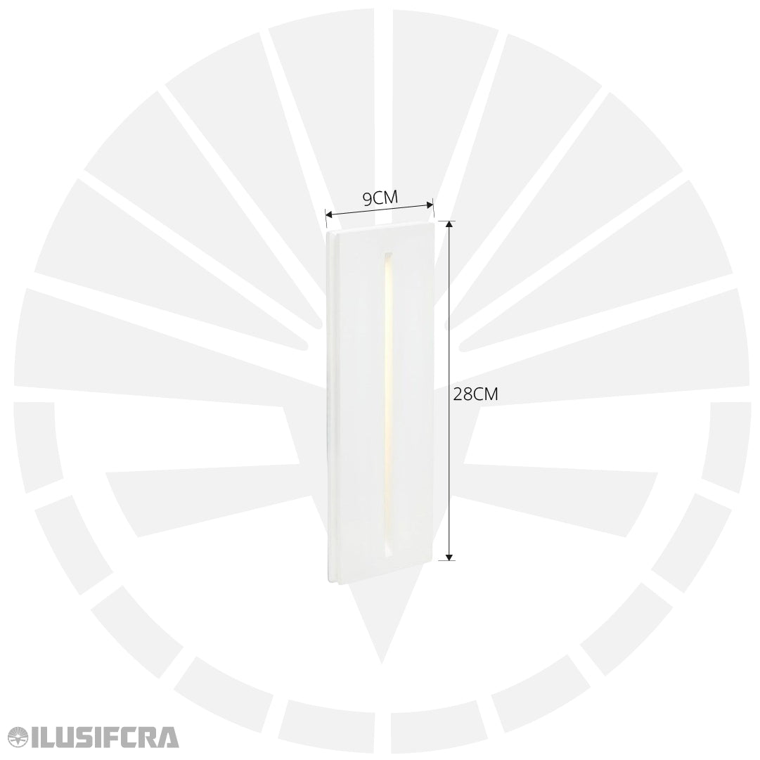 APLIQUE LED PARA PARED 7322 BLANCO
