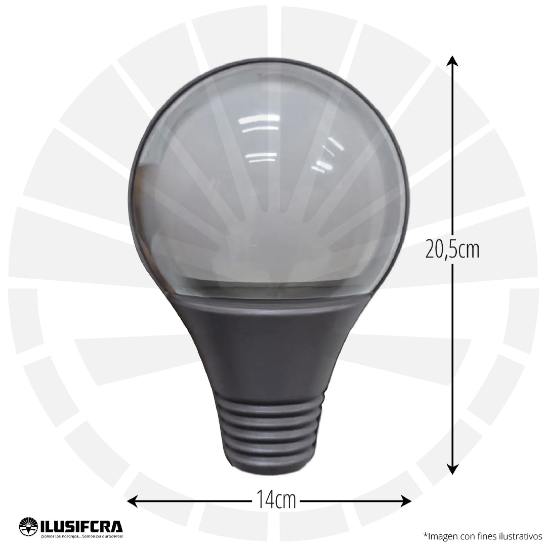 APLIQUE LED PARA PARED OS-W245-6W NEGRO 3000K