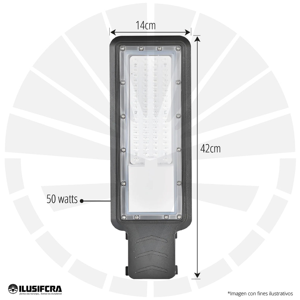 LÁMPARA LED ALUMBRADO P/ EXTERIOR PLANA 50W STL3950
