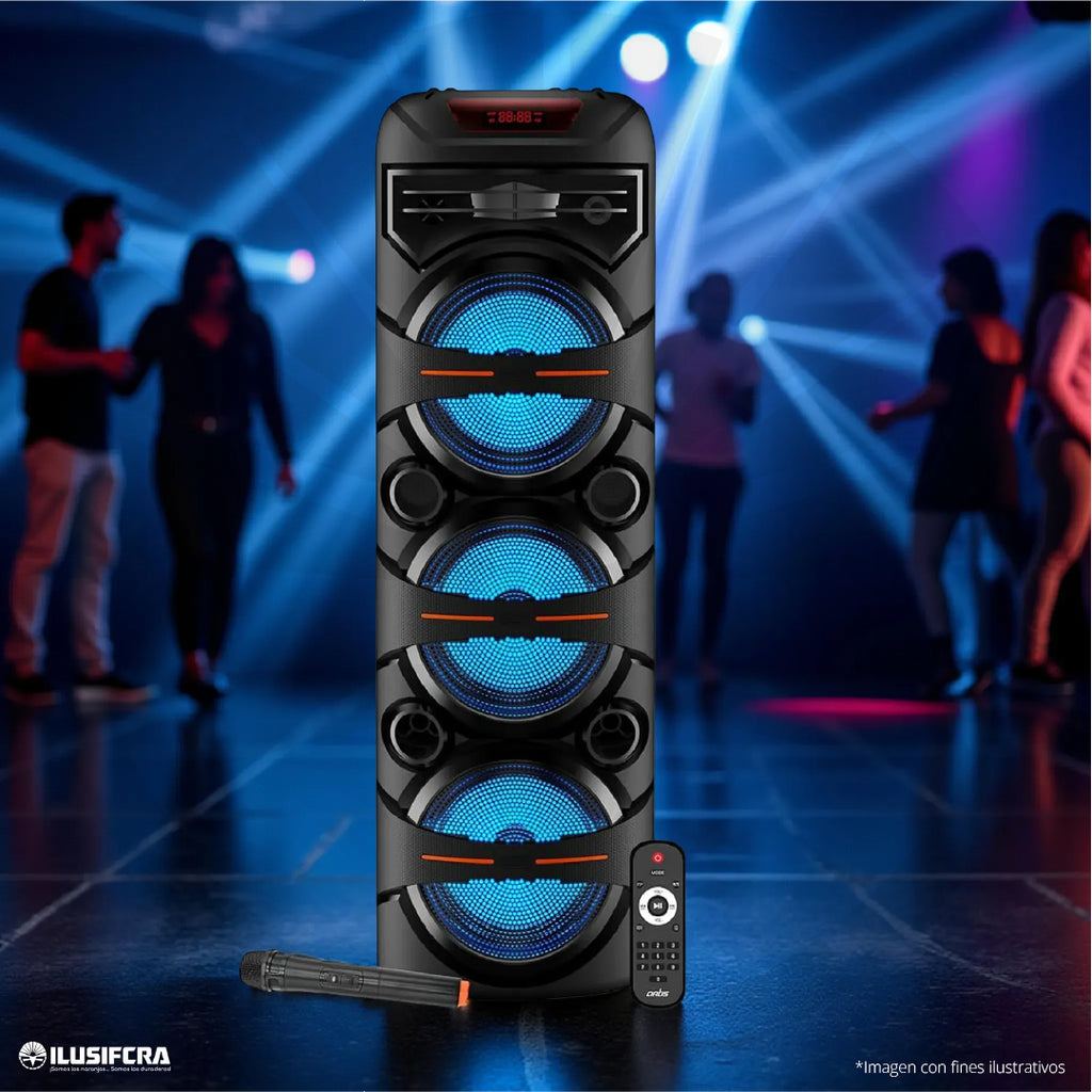 PARLANTE BLUETOOTH 8x3" ILUSIFCRA MSA-8333