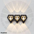APLIQUE LED PARA PARED 3 LUCES OS-W249/6-9W 3000K