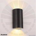 APLIQUE LED PARA PARED OS-W15/3-2-6W 8004 NEGRO 3000K