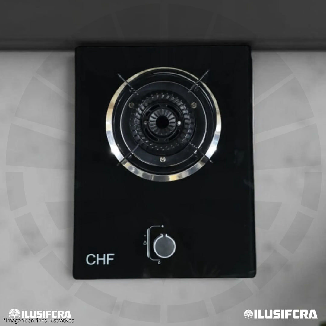 COCINA DE GAS 1 QUEMADOR VITROCERÁMICA CHF 0013
