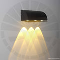 APLIQUE LED PARA PARED 3 LUCES TIPO CASCADA H017-3 NEGRO 3W 3000K