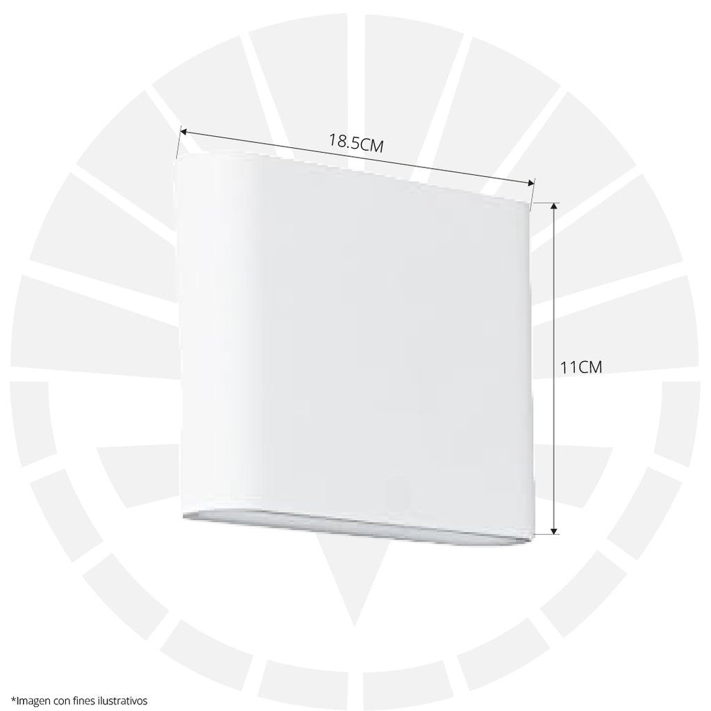 APLIQUE LED PARA EXTERIOR OS-W32 6W BLANCO 6500K