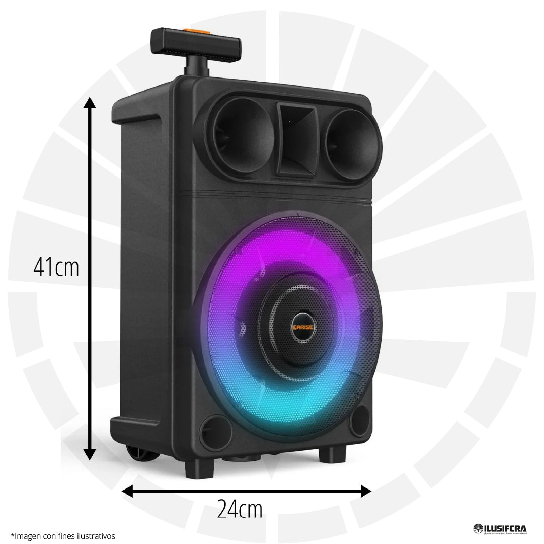 PARLANTE BLUETOOTH 8" ILUSIFCRA MSA8801