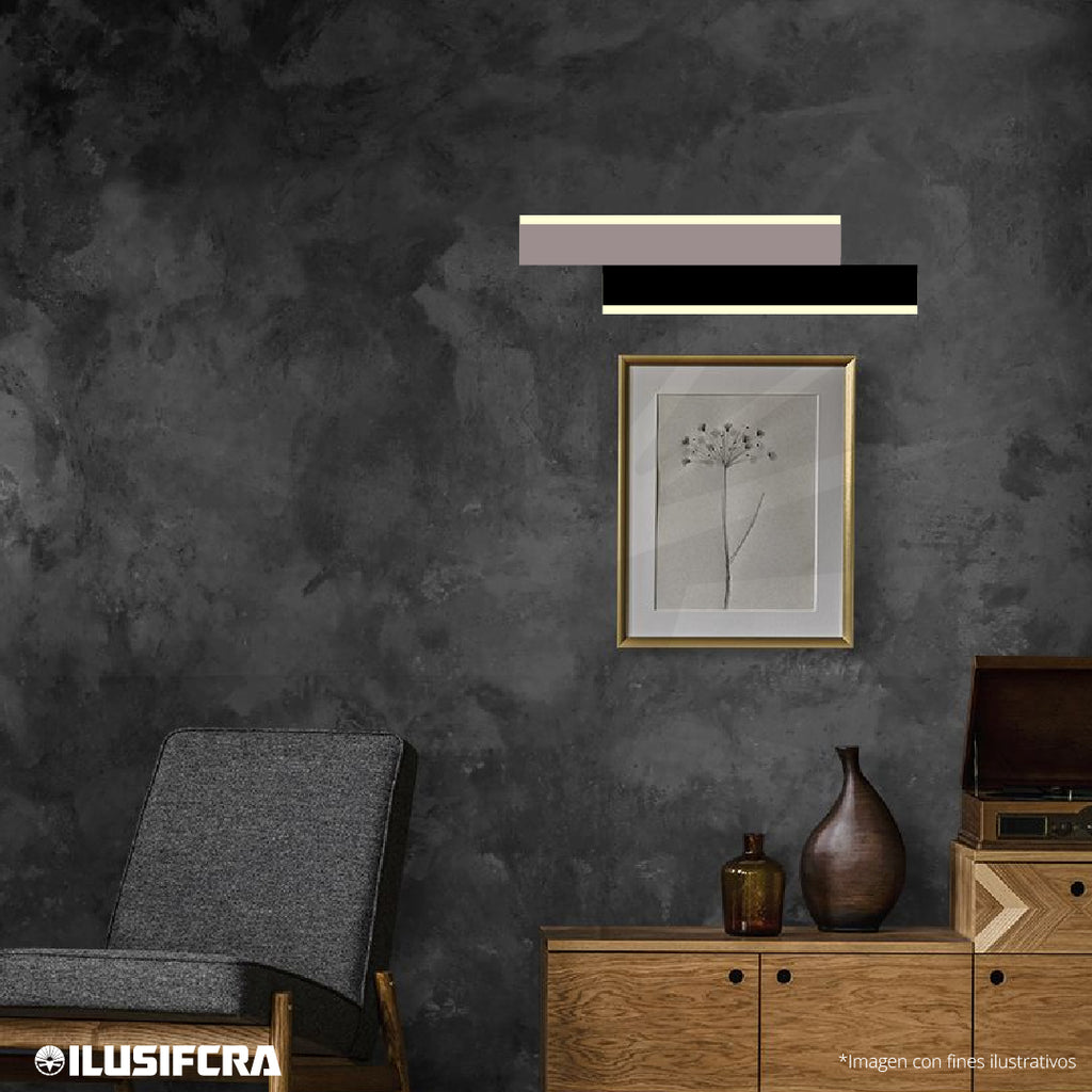APLIQUE LED 9206-400MM DE PARED LARGO