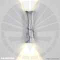 APLIQUE LED PARA PARED 2 LUCES OS-W212/4-10W MÁRMOL 3000K