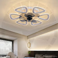 VENTILADOR CON LUZ LED PARA TECHO CON 6 ASPAS XH649-6