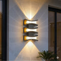 APLIQUE LED PARA PARED 3 LUCES OS-W111/6-12W BK+GD 3000K