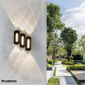 APLIQUE LED PARA PARED 3 LUCES OS-W207/6-9W NEGRO 6000k