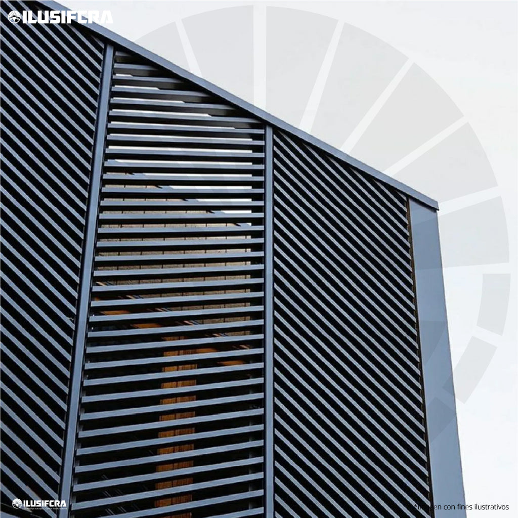 TUBO RECTANGULAR VIGA PVC ACABADO DECORATIVO BLACK DRAWING 50X100 IS010 X 2.90M PARA EXTERIOR