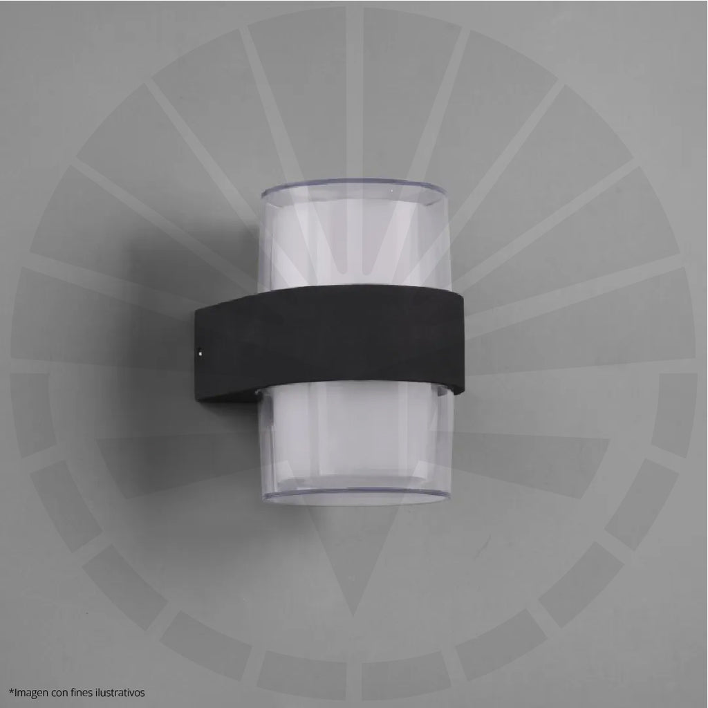 APLIQUE LED 2276/2 OS-W77R/2 PARED DOBLE LUZ REDONDO 3500K