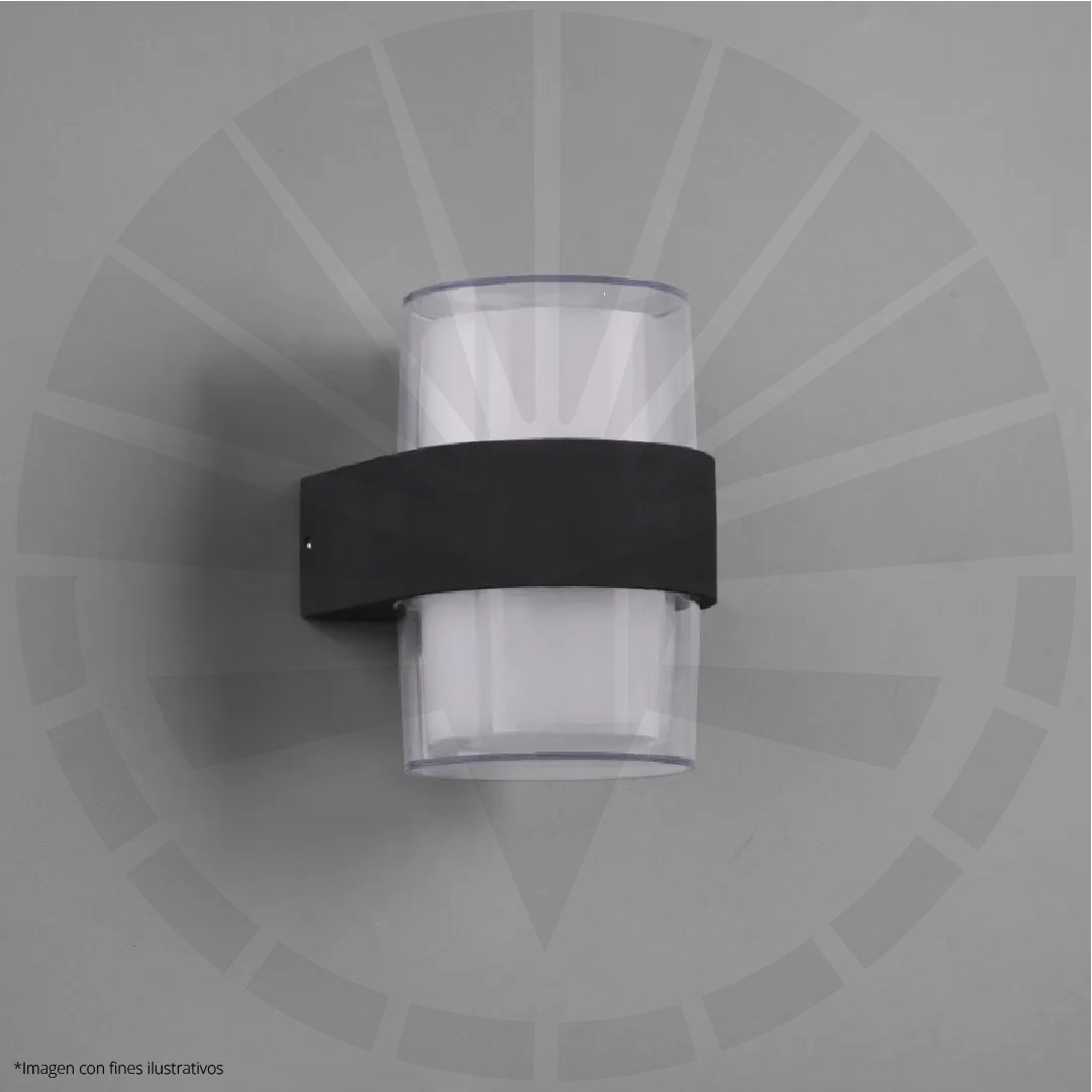 APLIQUE LED 2276/2 OS-W77R/2 PARED DOBLE LUZ REDONDO 3500K