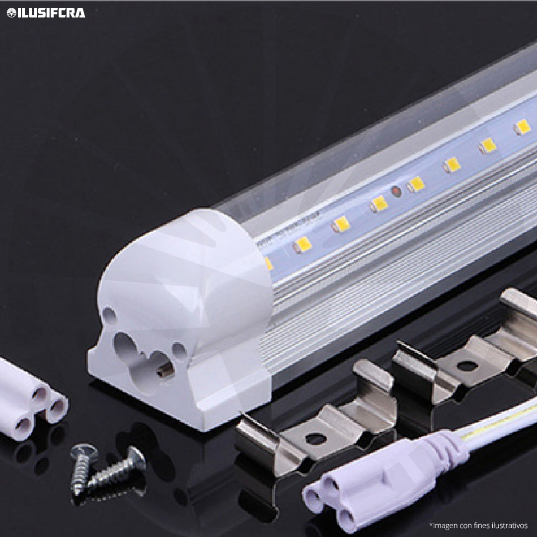 TUBO LED 12W 90CM T8 TRANSPARENTE SL0105