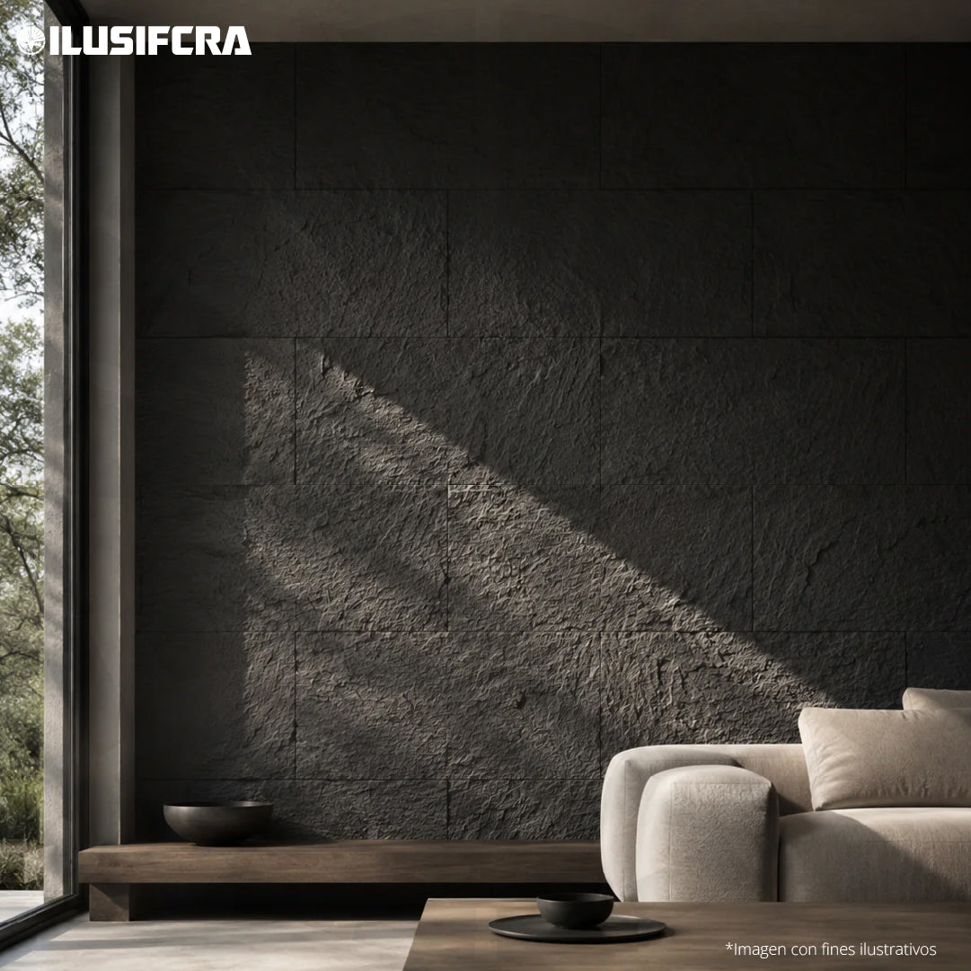LÁMINA TEXTURA DE PIEDRA GRIS PU-01-B P.U 60CM X 1.20M