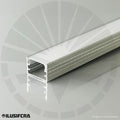 CANALETA ALUMINIO 3/4 PARCHE PARA CINTA LED 3 METROS PGY-2010M