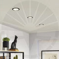 PANEL LED DE EMPOTRAR 24W REDONDO BORDE NEGRO 6500K ILUSIFCRA SL0036N
